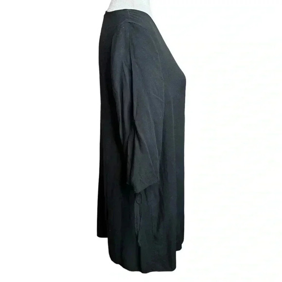 H&M Black Shift Dress 3/4 sleeves with bows knee length
Women's 8 - Picture 4 of 7